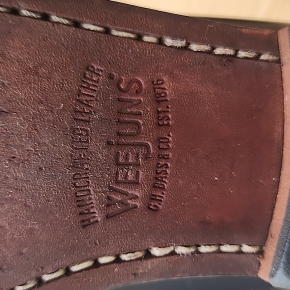 G.H. Bass & Co.Weejuns Black and White Mules Size 7 - Picture 10 of 11